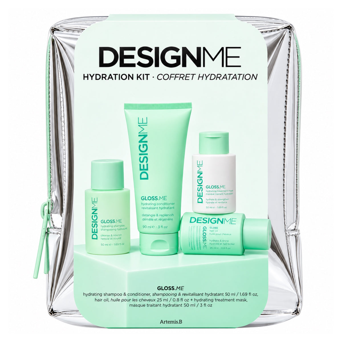 DESIGNME Gloss.Me Mini Reflection Hydration Kit