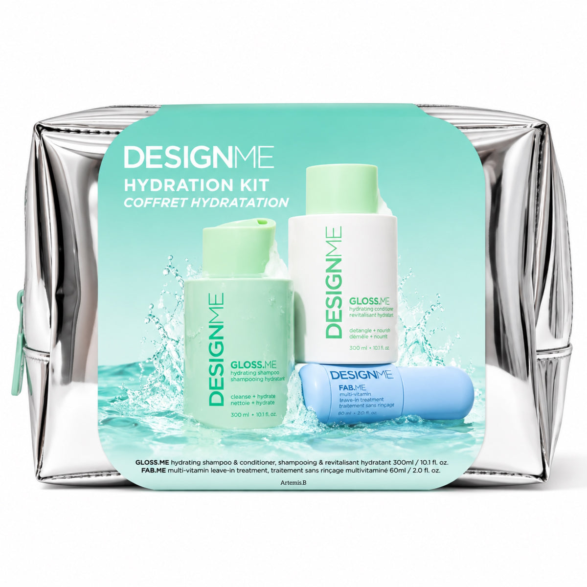 DESIGNME Gloss.Me Shine Dimension Hydration Kit
