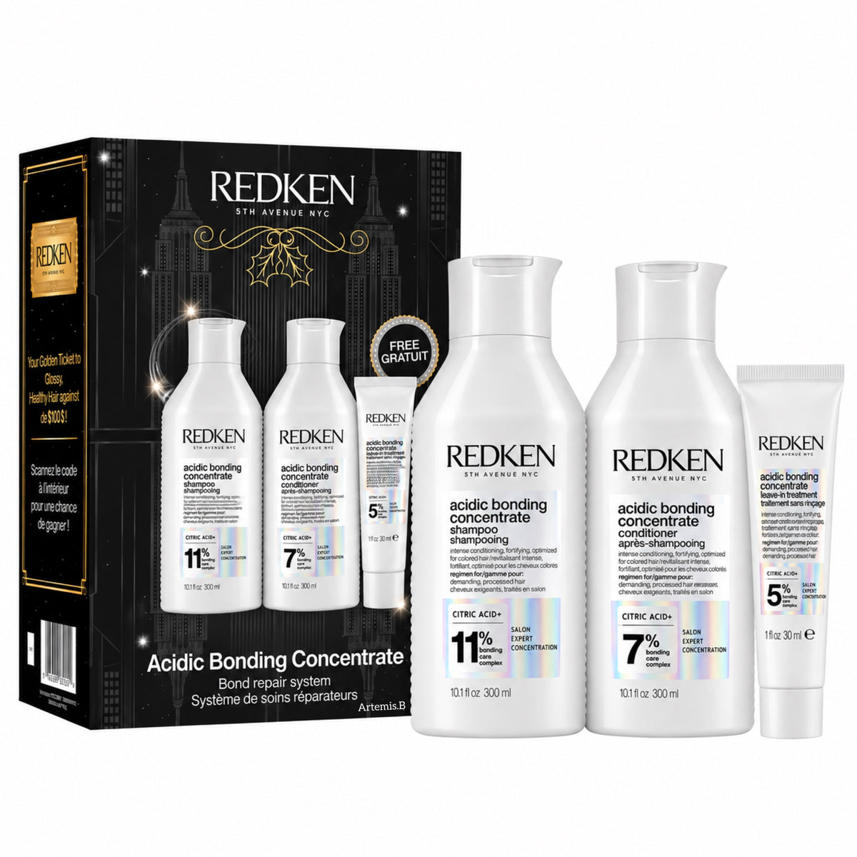 REDKEN Acidic Bonding Concentrate Holiday Set