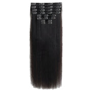HONEY LOCKS 100% Remy Human Hair Clip-In Extensions 24"/ #1B Natural Black / 200g