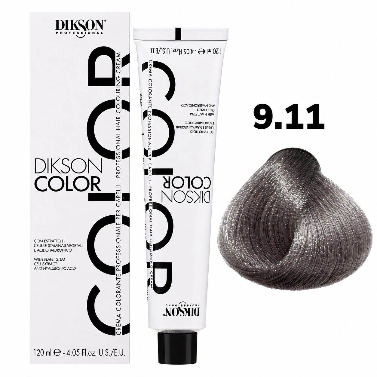 DIKSON COLOR Ash 9.11 Very Light Blonde Intense Ash