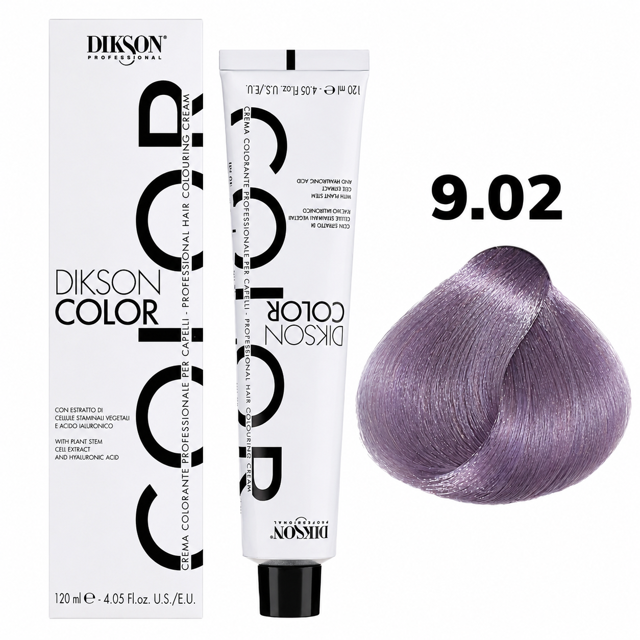 DIKSON COLOR Pastel Violet 9.02 Very Light Blonde Violet Pastel