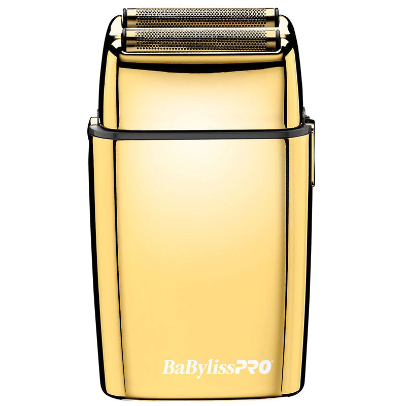 BaBylissPRO Cord/Cordless Metal Double-Foil Shaver Gold