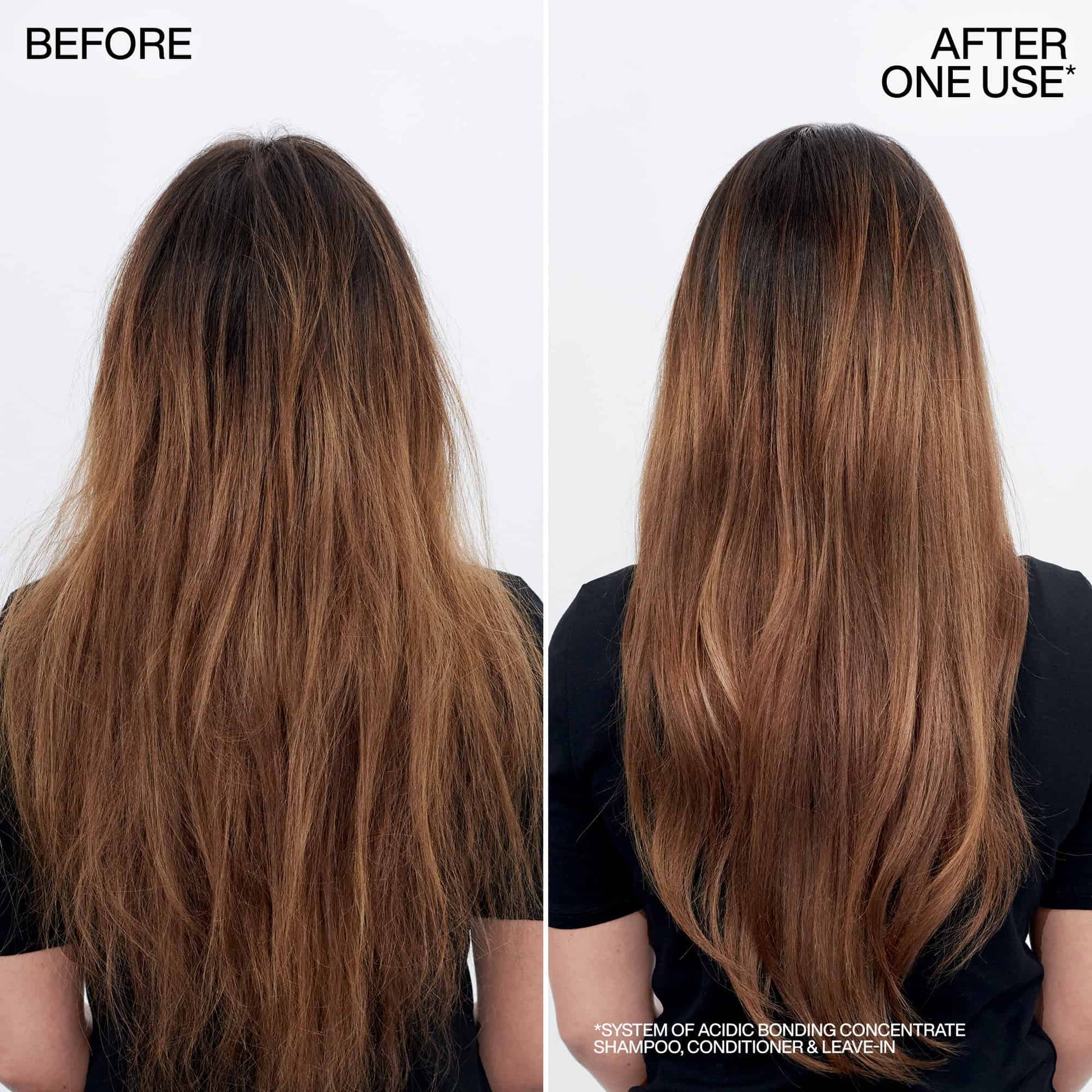 REDKEN Acidic Bonding Concentrate Conditioner Before After
