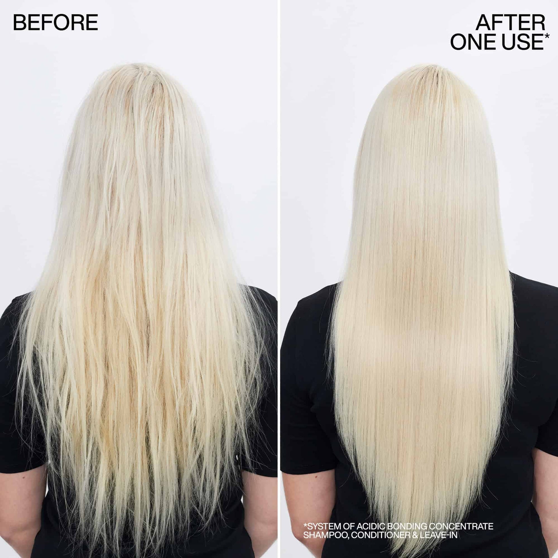 REDKEN Acidic Bonding Concentrate Shampoo Before After