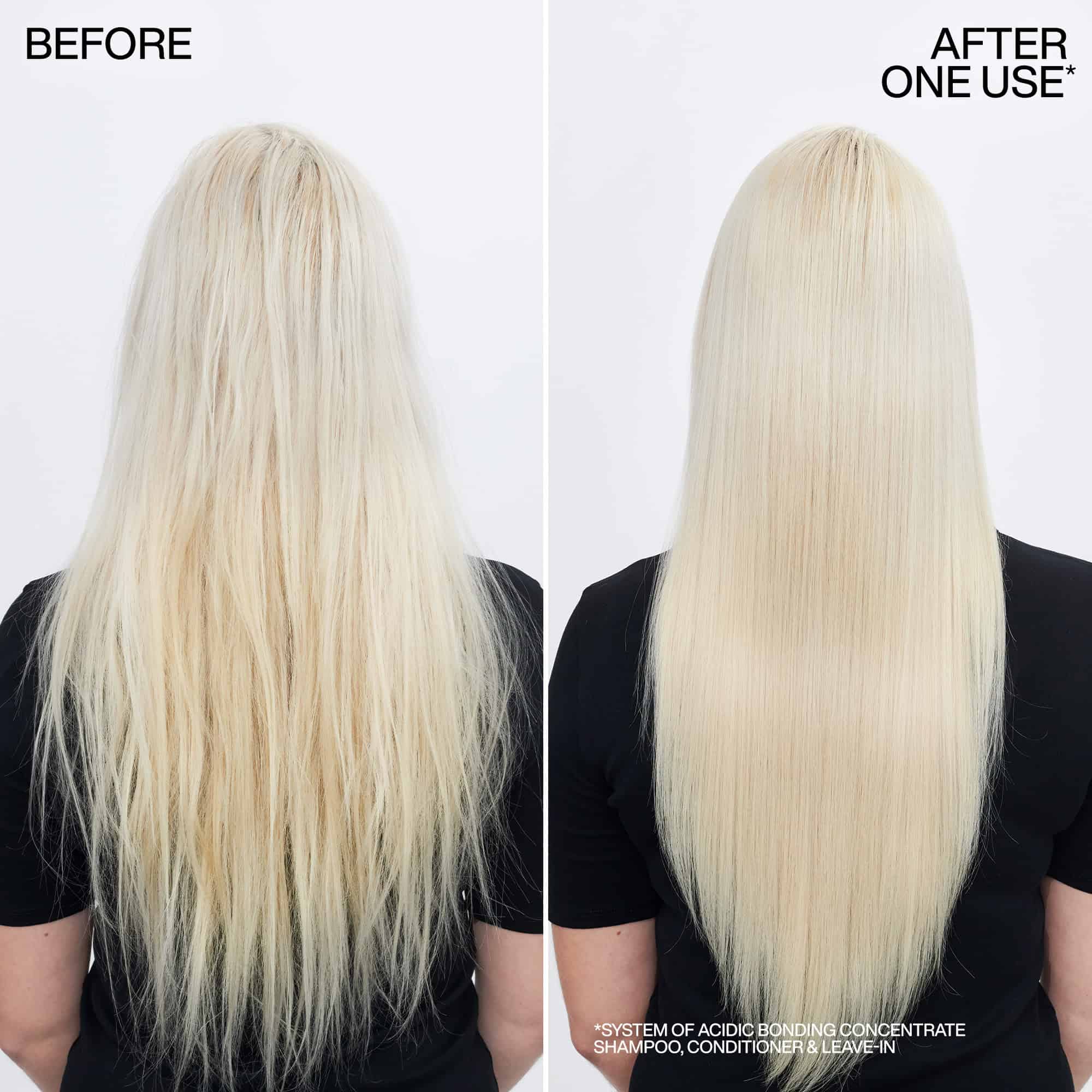 REDKEN Acidic Bonding Concentrate Shampoo Before After