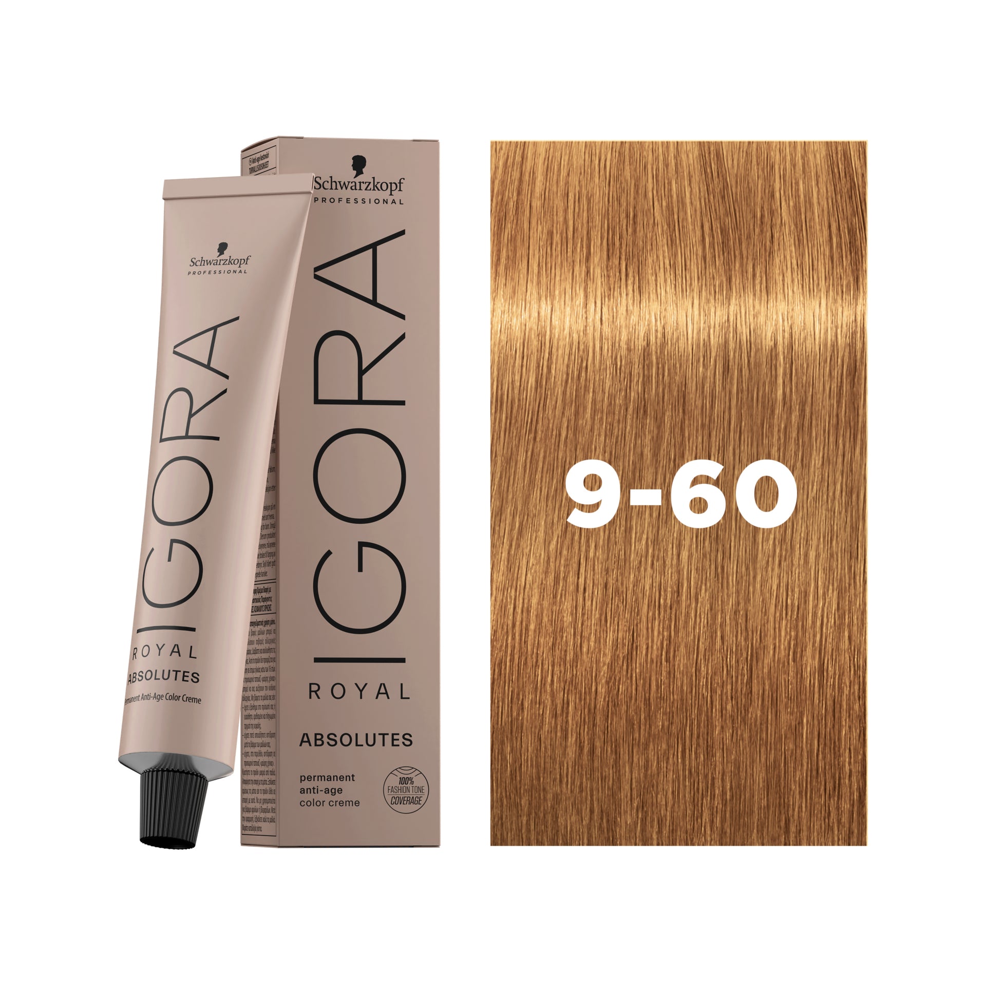 IGORA ROYAL ABSOLUTES Permanent Hair Color 9-60 Extra Light Blonde Chocolate Natural