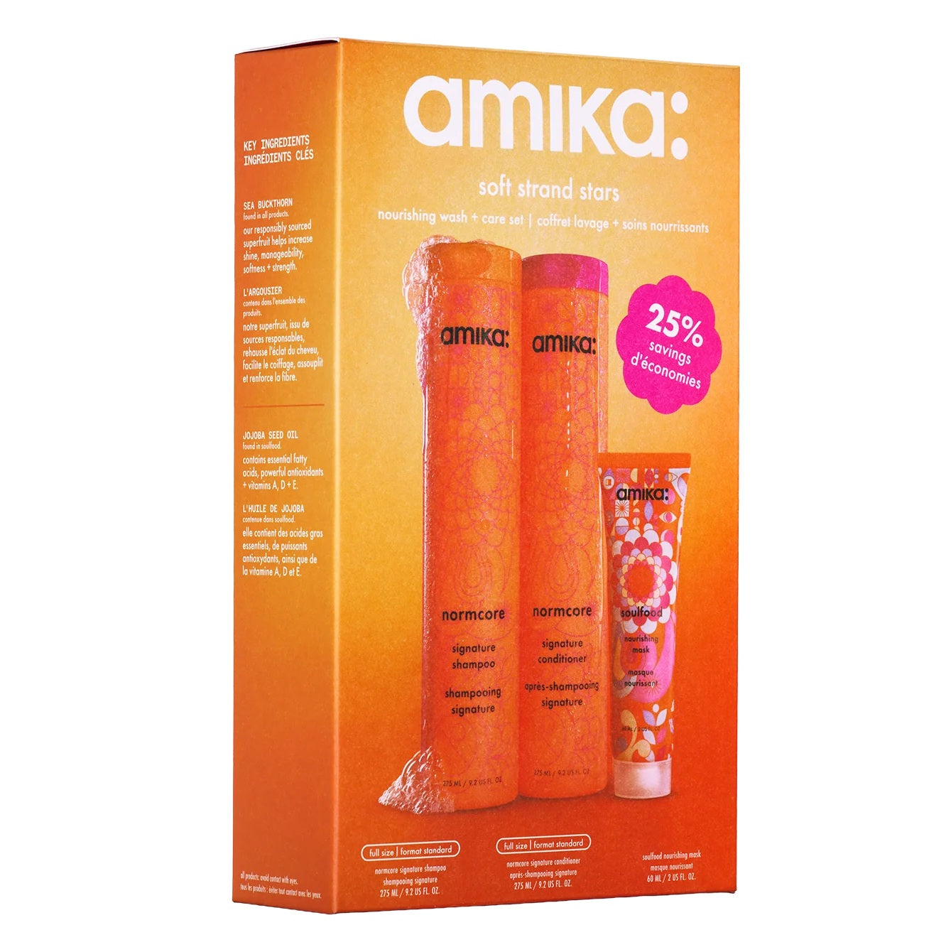 AMIKA Soft Strand Stars Nourishing Wash + Care Set