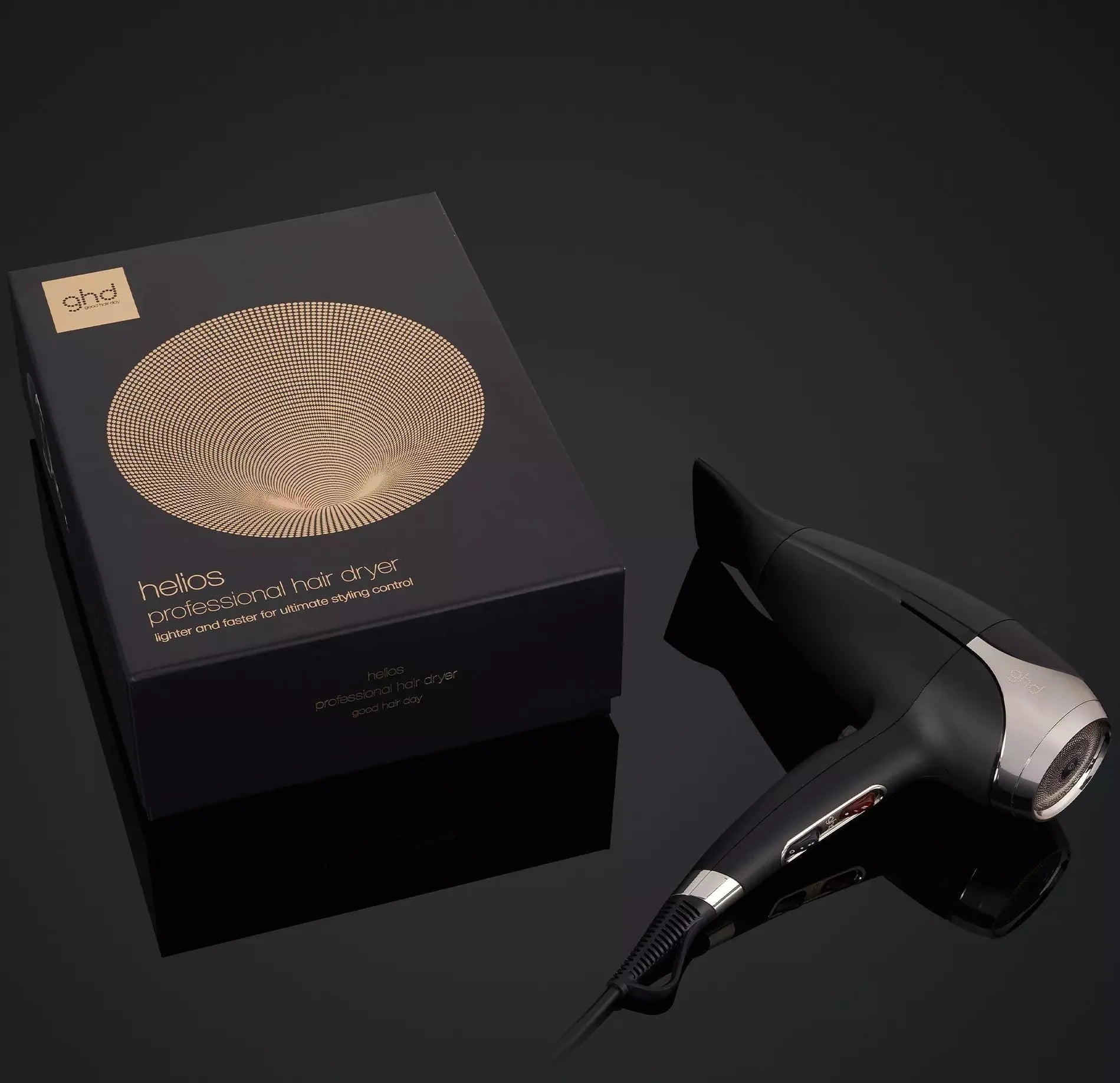 GHD Helios Professional Hair Dryer Black