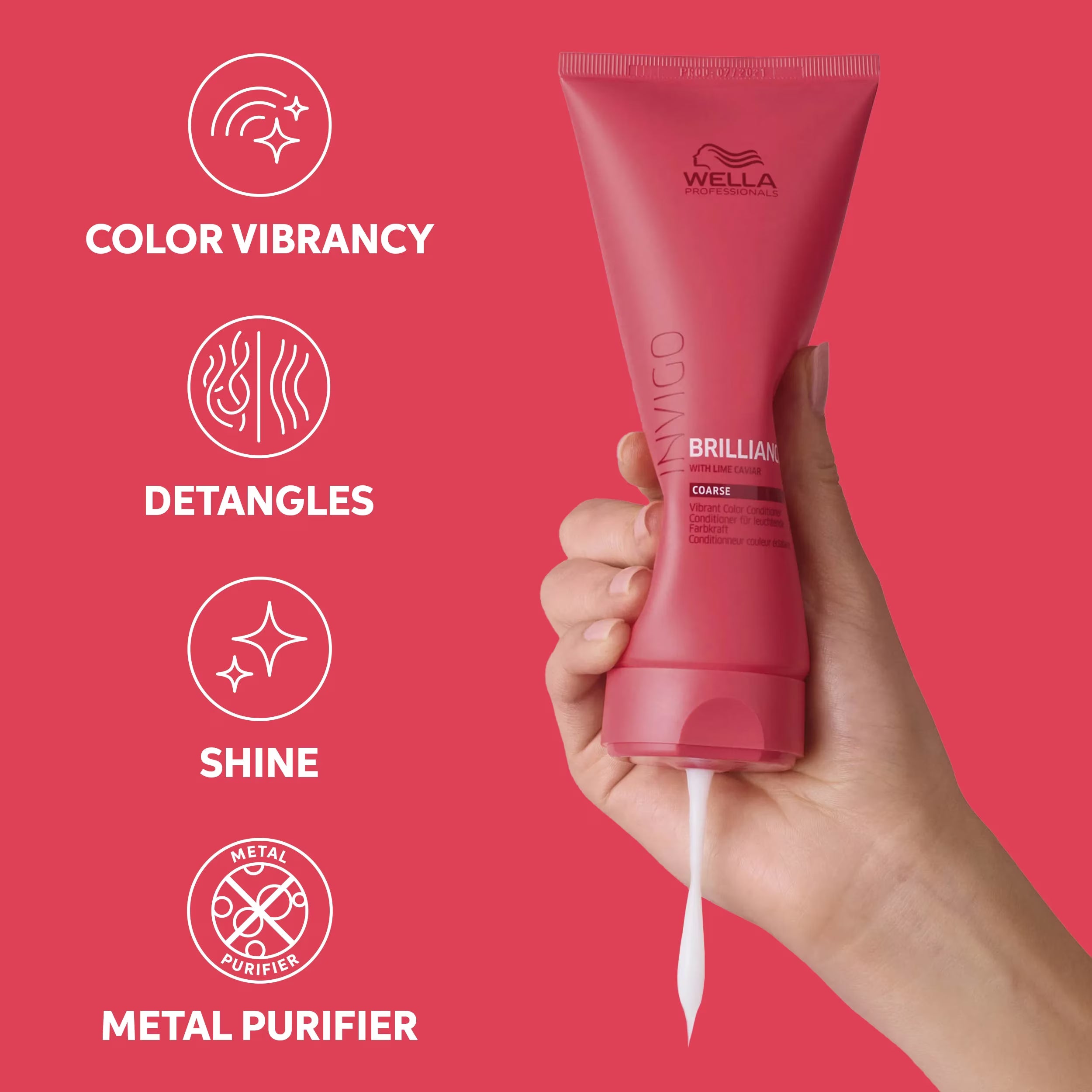 WELLA Invigo Brilliance Vibrant Color Conditioner Coarse Hair