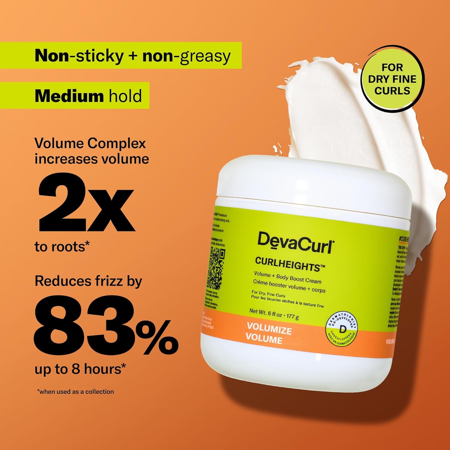 DEVACURL CurlHeights Volume + Body Boost Cream