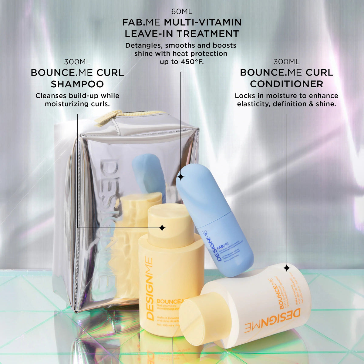 DESIGNME Bounce.Me Shine Dimension Curl Kit