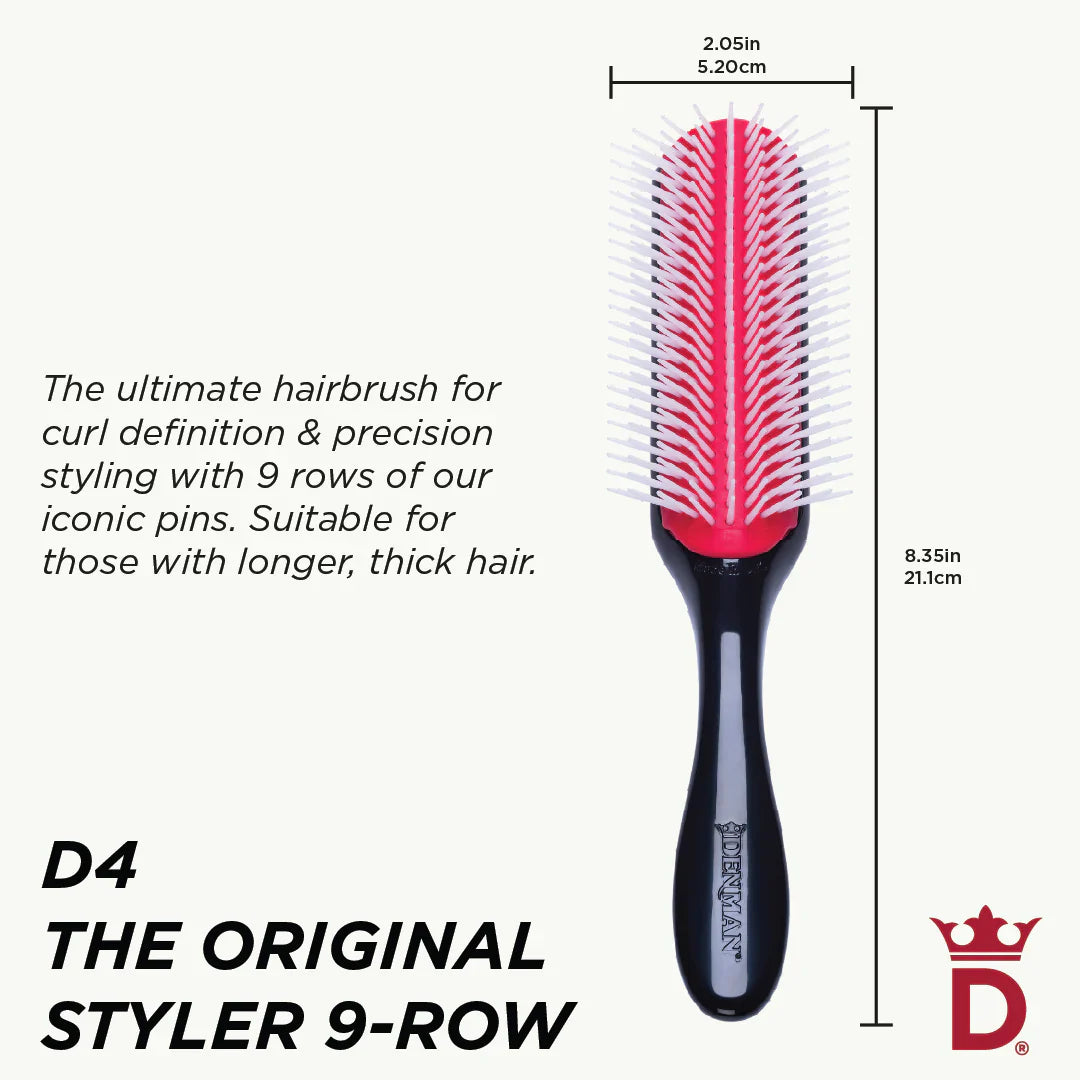 DENMAN D4 The Original Styler 9 Row