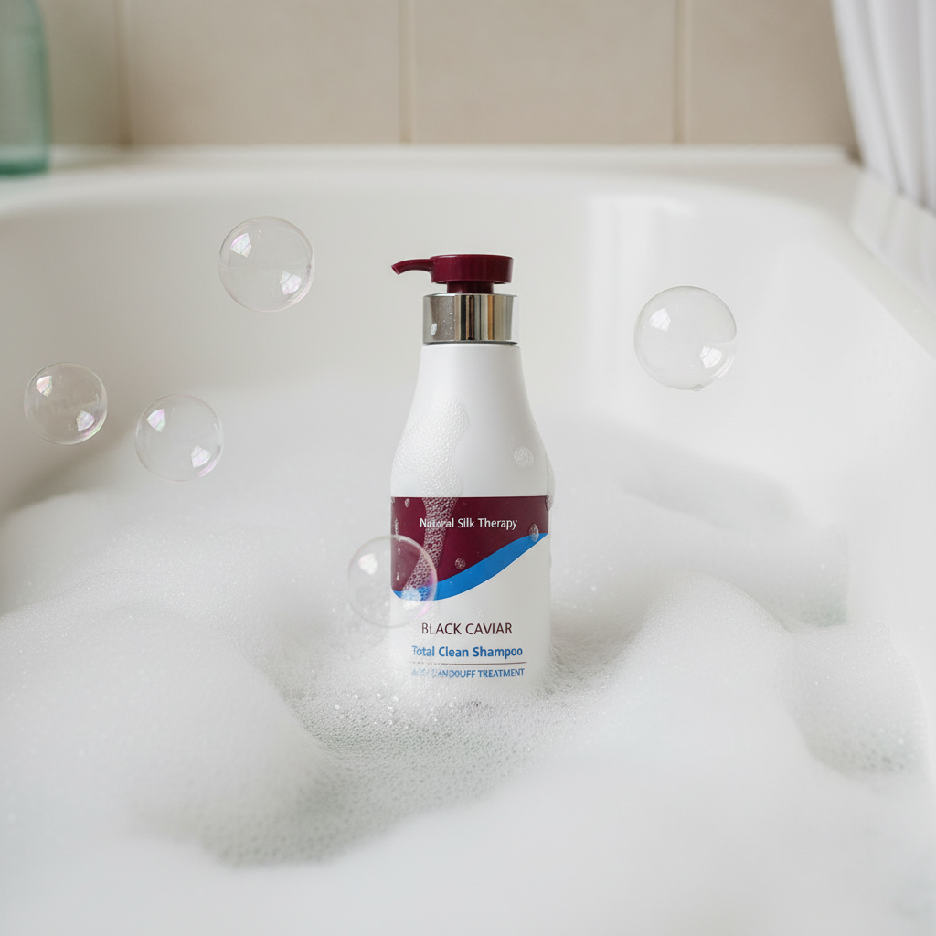 MON PLATIN Black Caviar Total Clean Shampoo Anti Dundruff