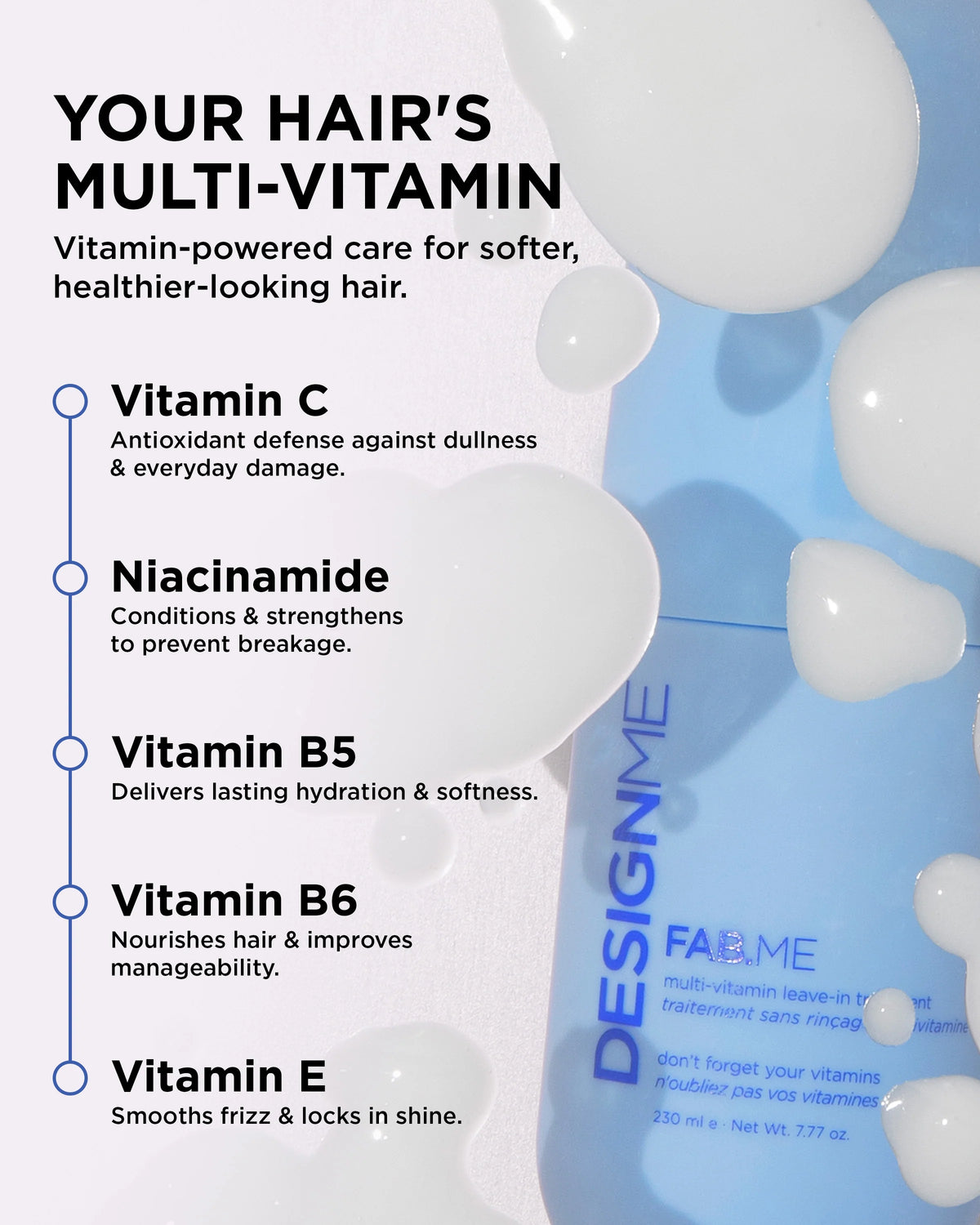 DESIGNME Fab.Me Multi-Vitamin Leave-In Treatment