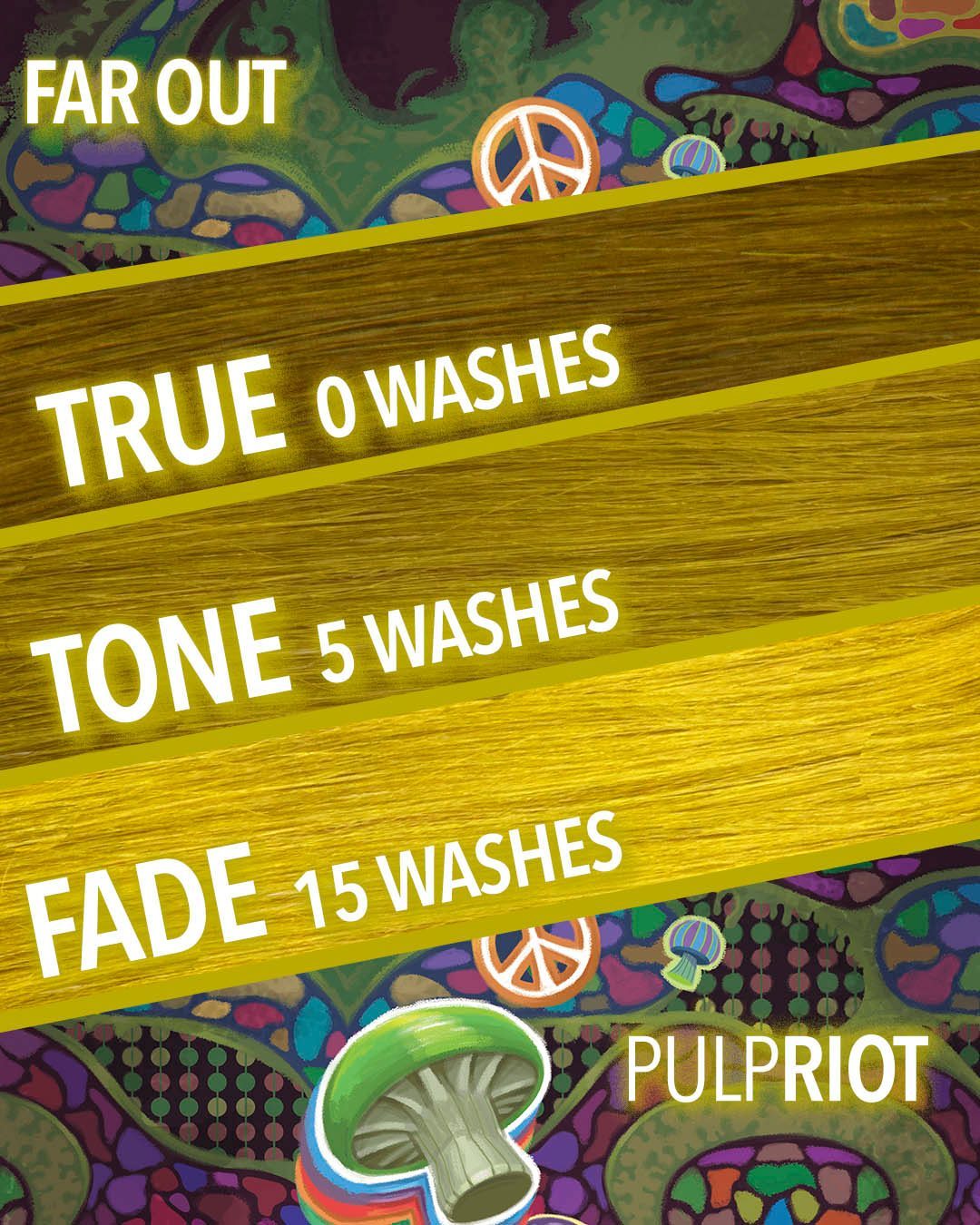 PULPRIOT Semi-Permanent Color Far Out Chartreus