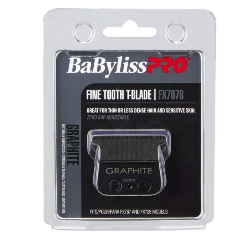 BaBylissPRO Replacement Black Graphite Fine Tooth T-Blade