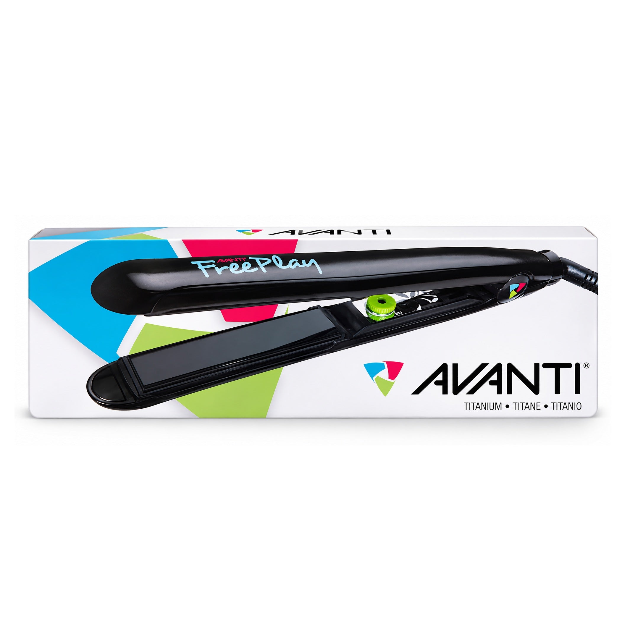 AVANTI Free Play Titanium Flat Iron 1"