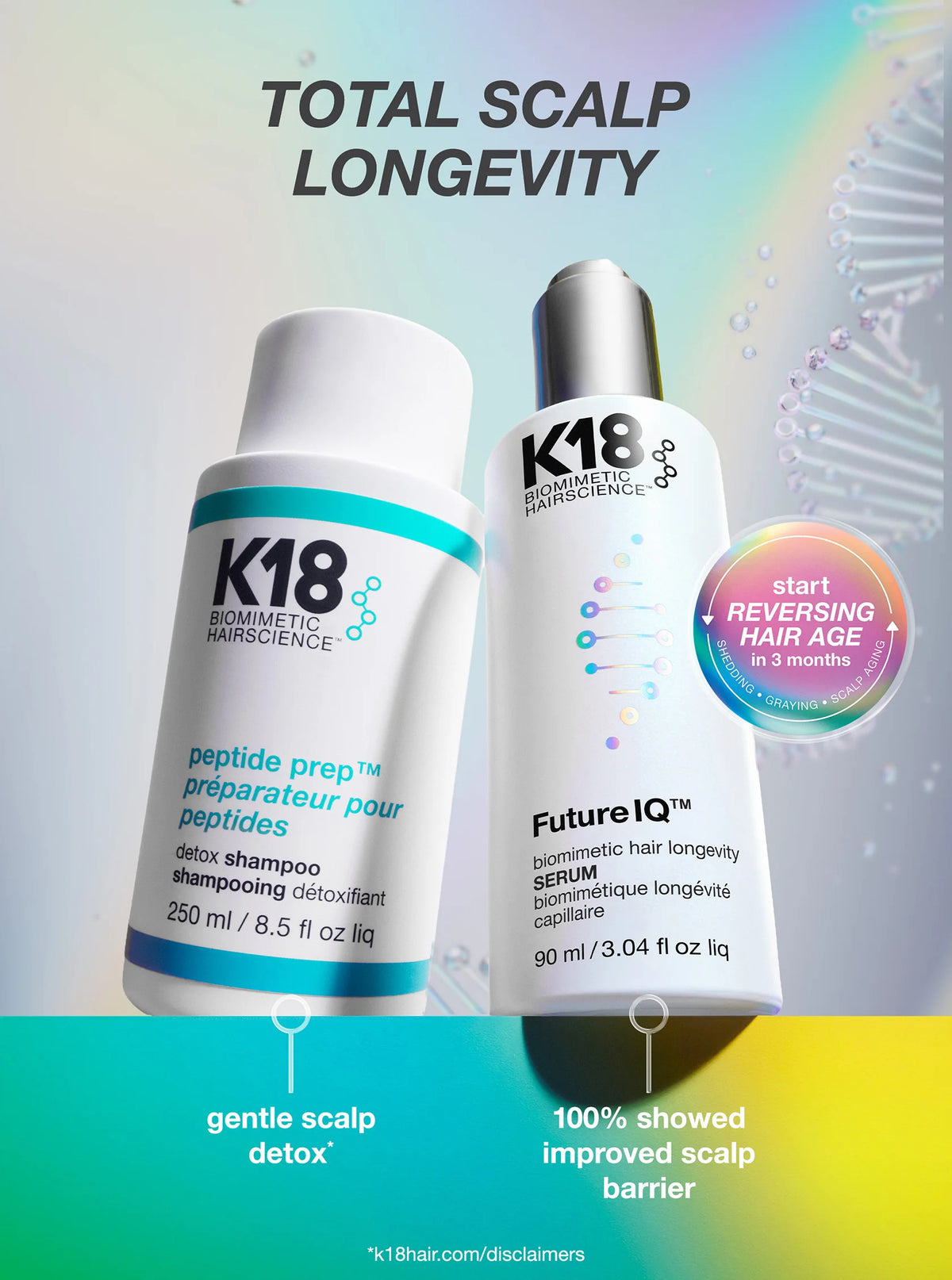 K18 Future IQ Biometic Hair Longevity Serum