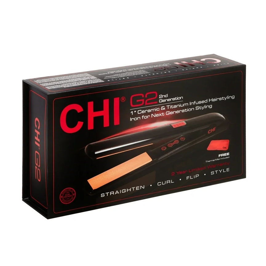 CHI G2 Ceramic & Titanium Hairstyling Iron 1"