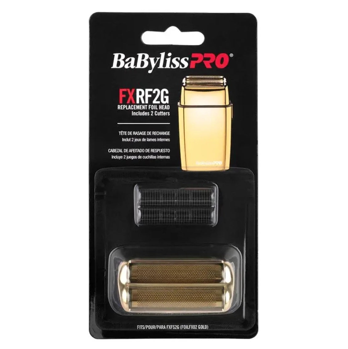 BaBylissPRO FXRF2G Replacement Foil Shaver Head Gold