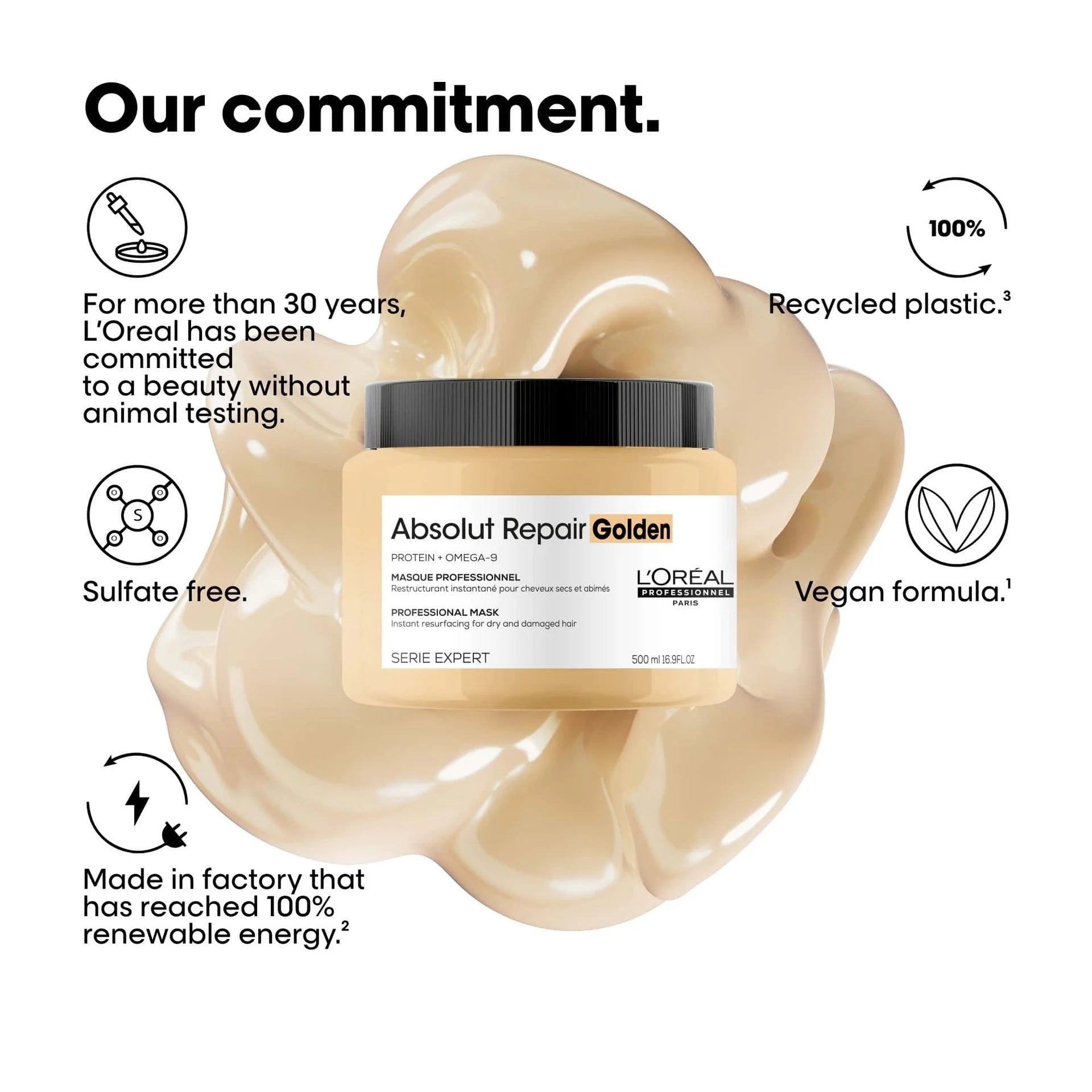 L'ORÉAL Absolut Repair Protein + Gold Quinoa Golden Mask