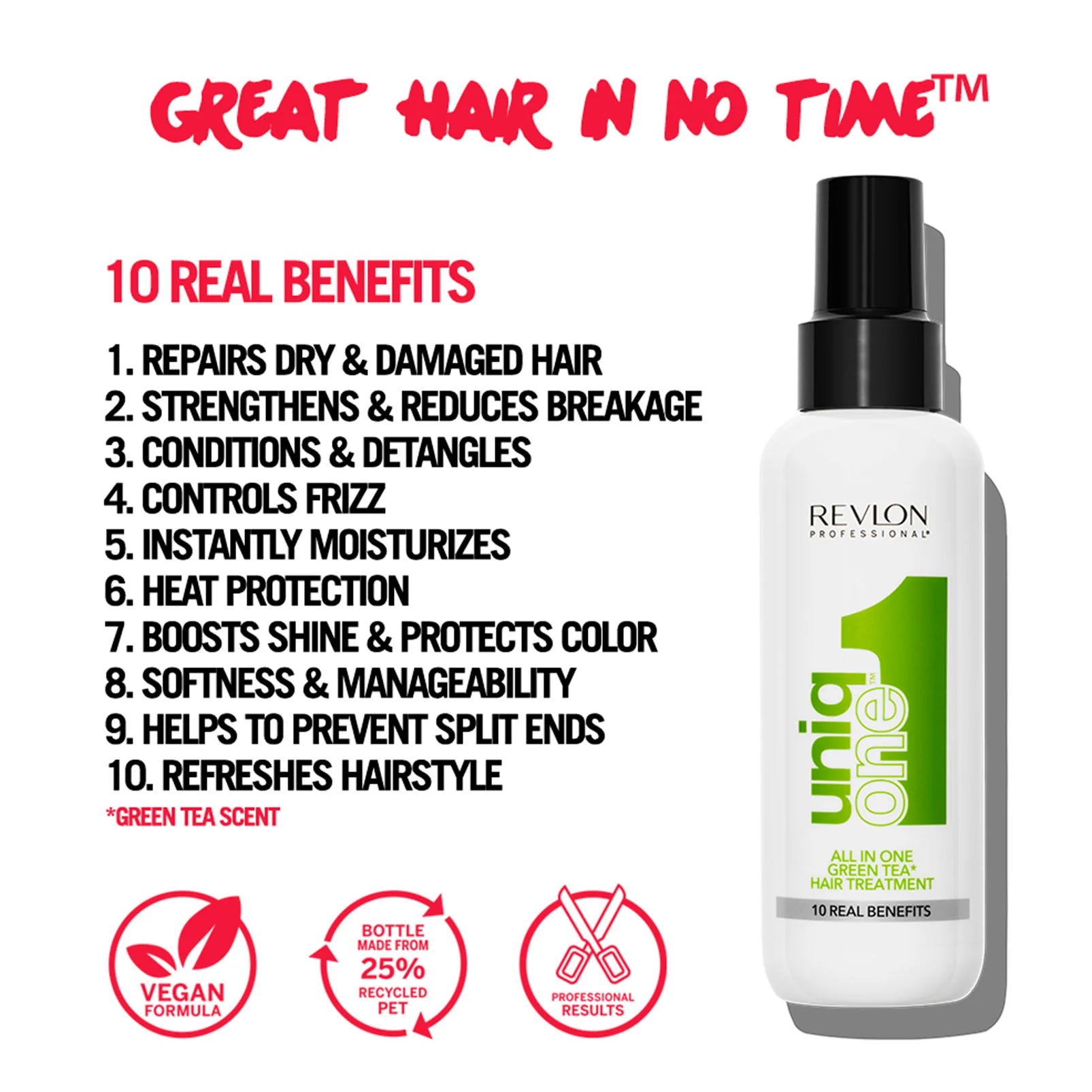 REVLON UniqOne All In One Green Tea Hair Treatment