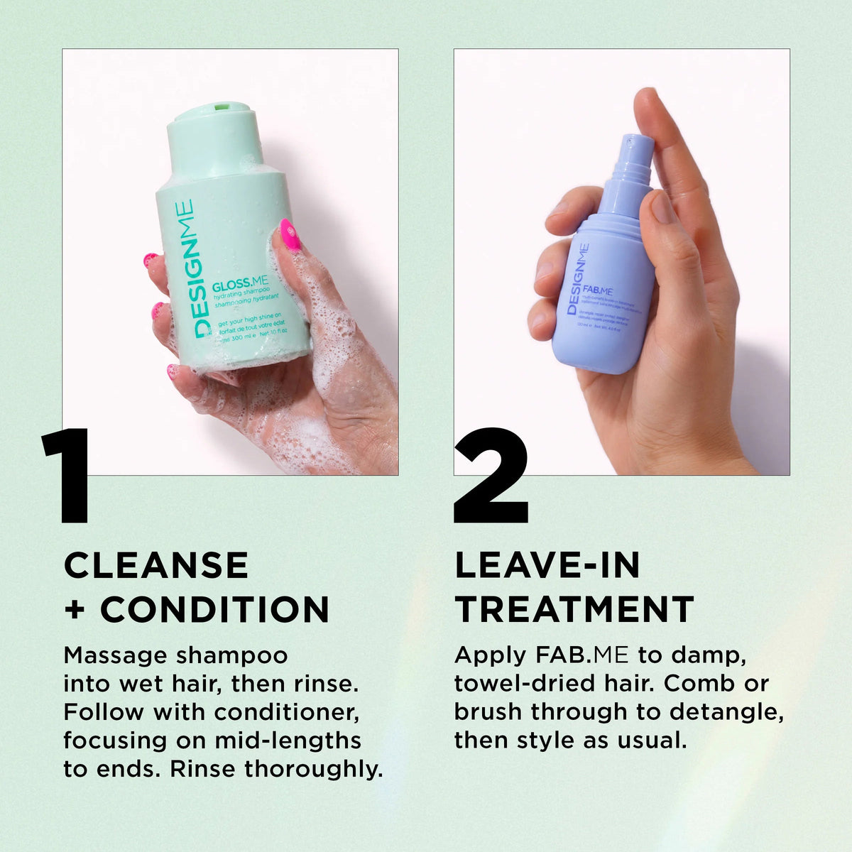 DESIGNME Gloss.Me Shine Dimension Hydration Kit