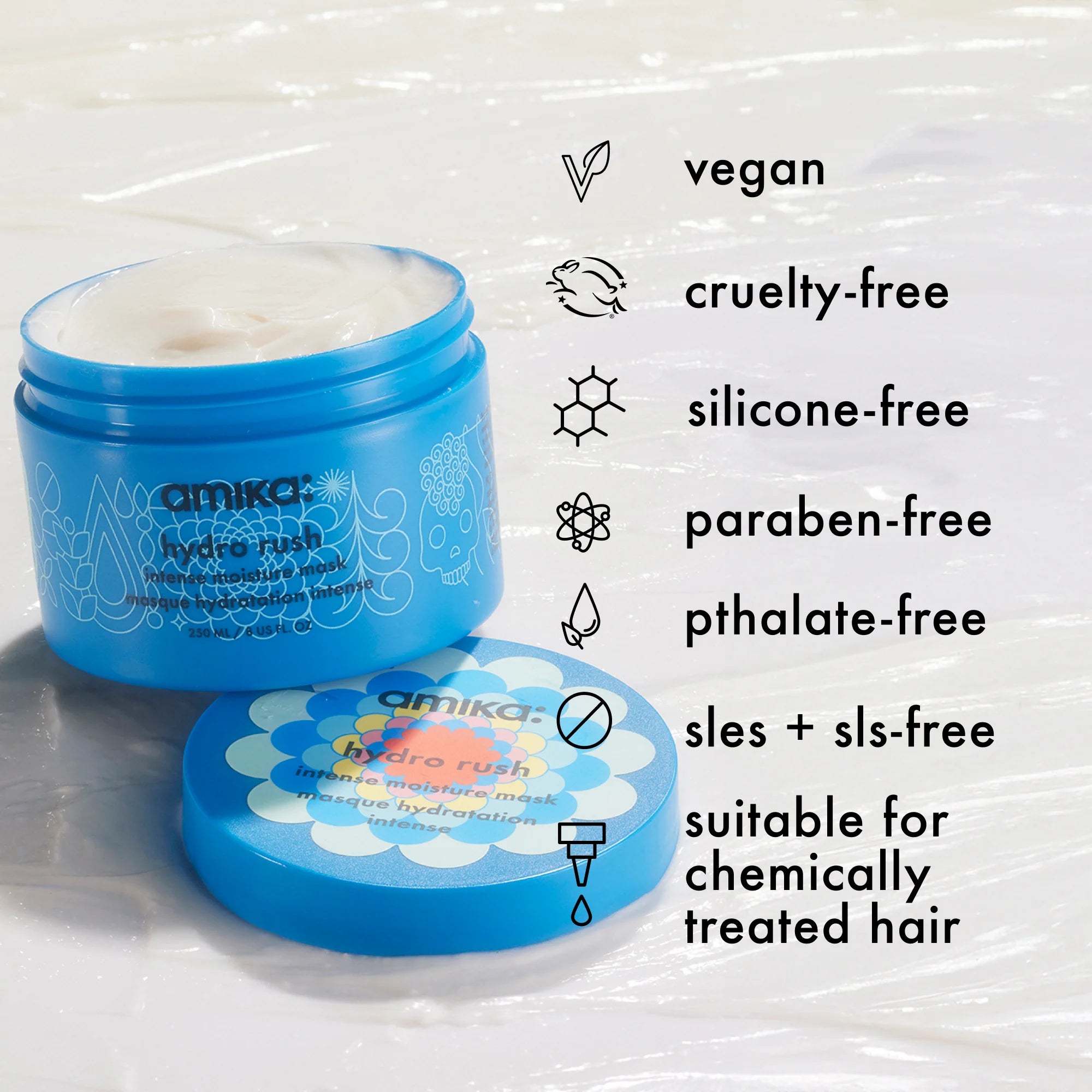 AMIKA Hydro Rush Intense Moisture hair Mask