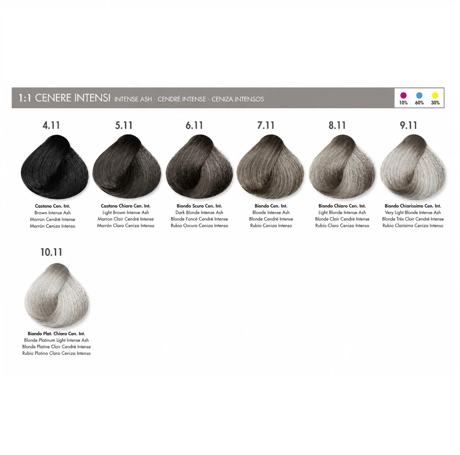 DIKSON COLOR Ash 4.11 Brown Intense Ash