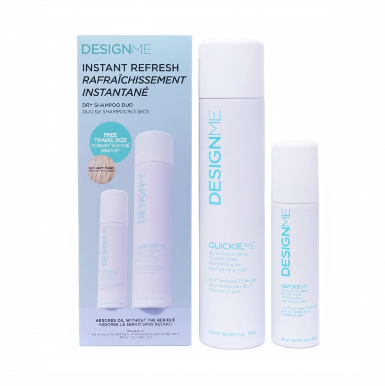 DESIGN.ME Instant Refresh Dry Shampoo Duo Light Tones