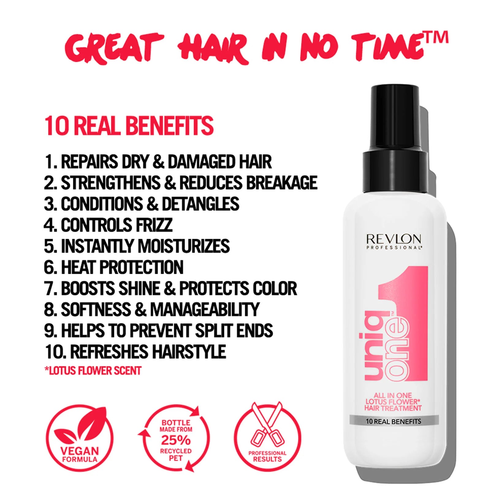 REVLON UniqOne All In One Lotus Flower Hair Treatment