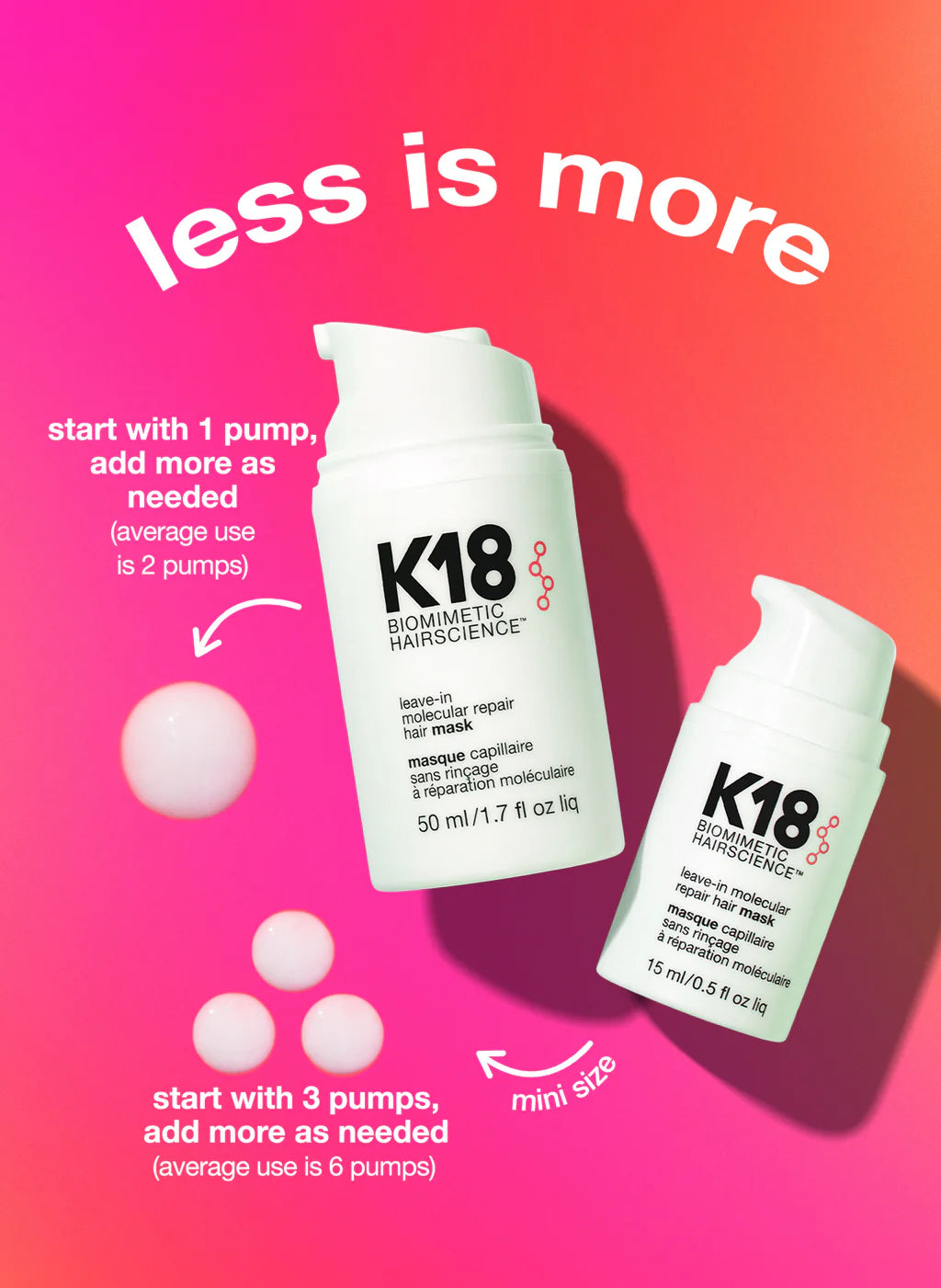 K18 Leave-In Molecular Repair Hair Mask 50ml Limited Edition Scent