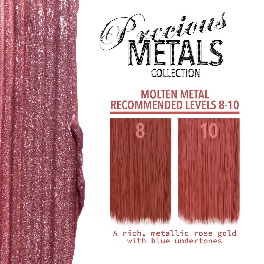 PULP RIOT Semi-Permanent Color Molten Metal Rose Gold