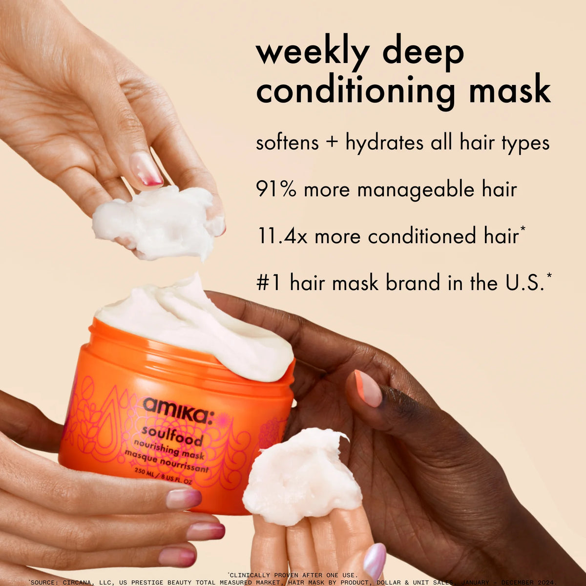 AMIKA Nourish + Shine Legends Hair Mask + Styling Oil Duo