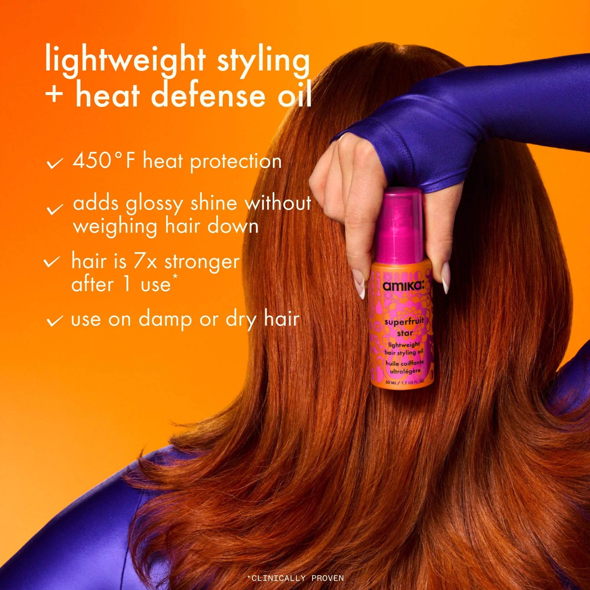AMIKA Superfruit Star Lightweight Hair Styling Oil