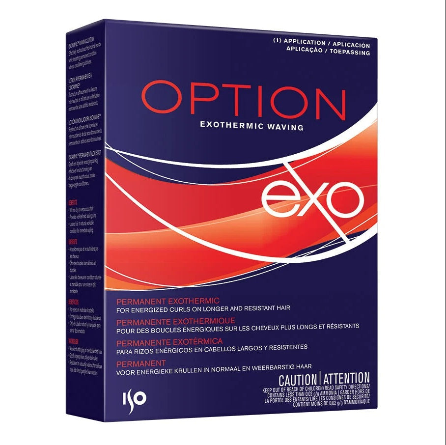 ISO Option Exo Permanent Exothermic Energized Curls Longer & Resistant Hair