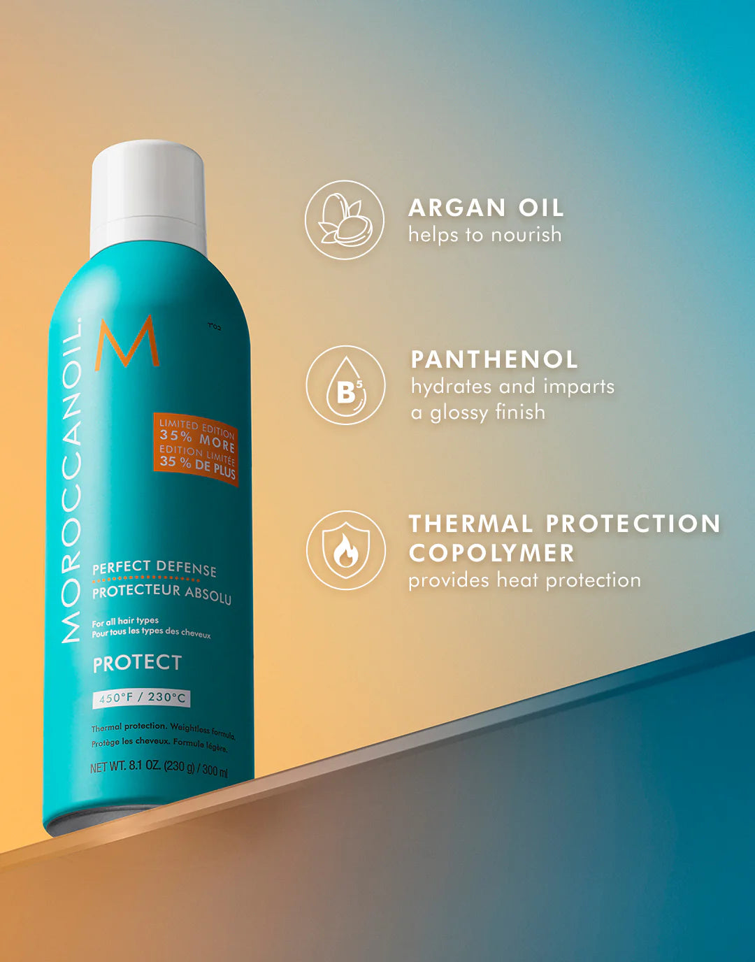 MOROCCANOIL Perfect Defense Heat Protectant (Limited Edition Size)