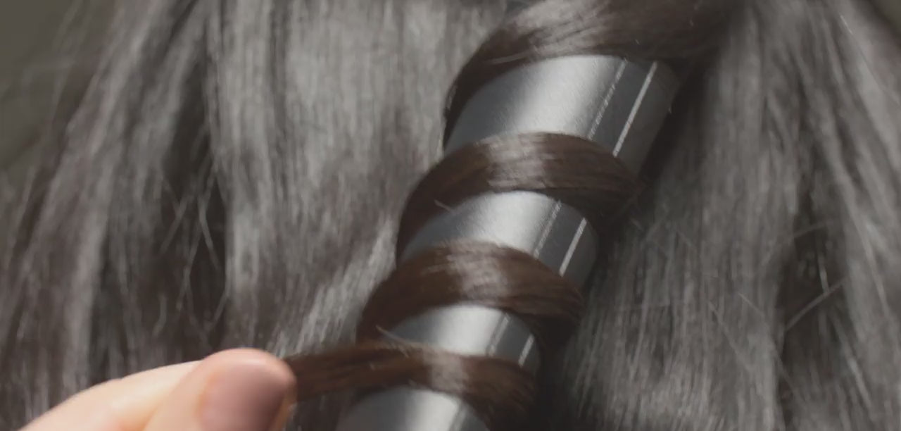 Load video: GHD Creative Curl Tapered Curling Wand