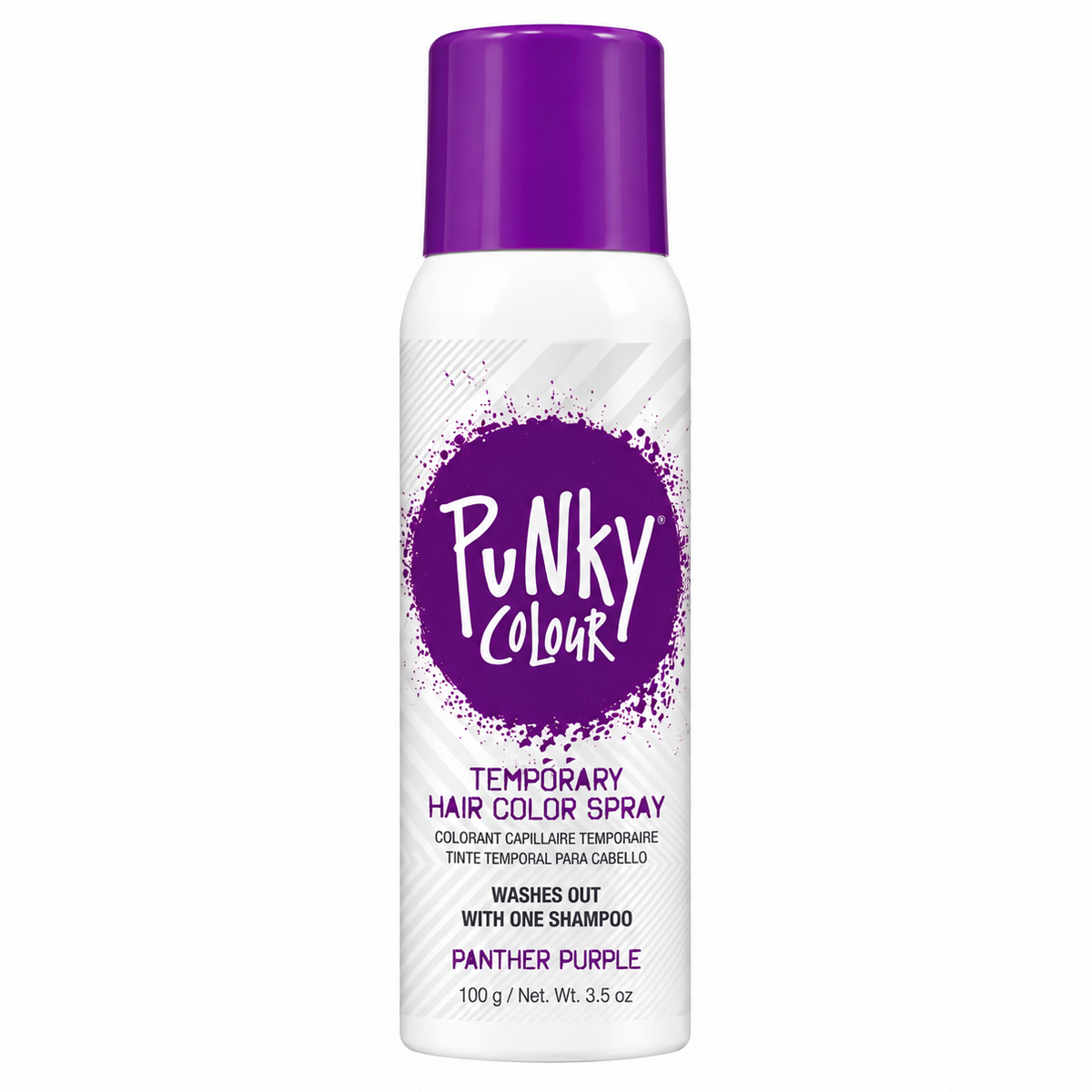 PUNKY COLOUR Temporary Hair Color Spray Panther Purple