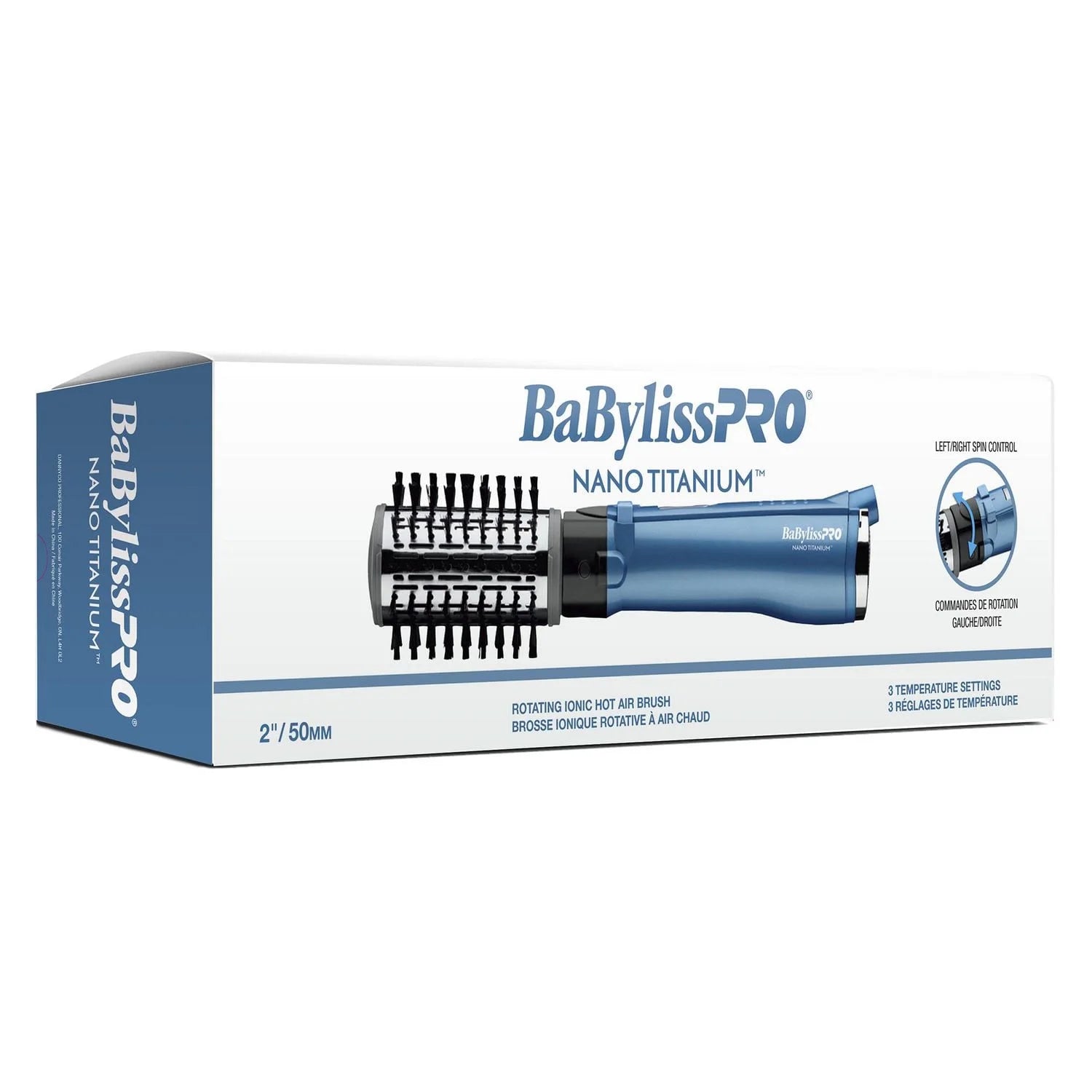 BaBylissPRO Nano Titanium Rotating Ionic Hot Air Brush