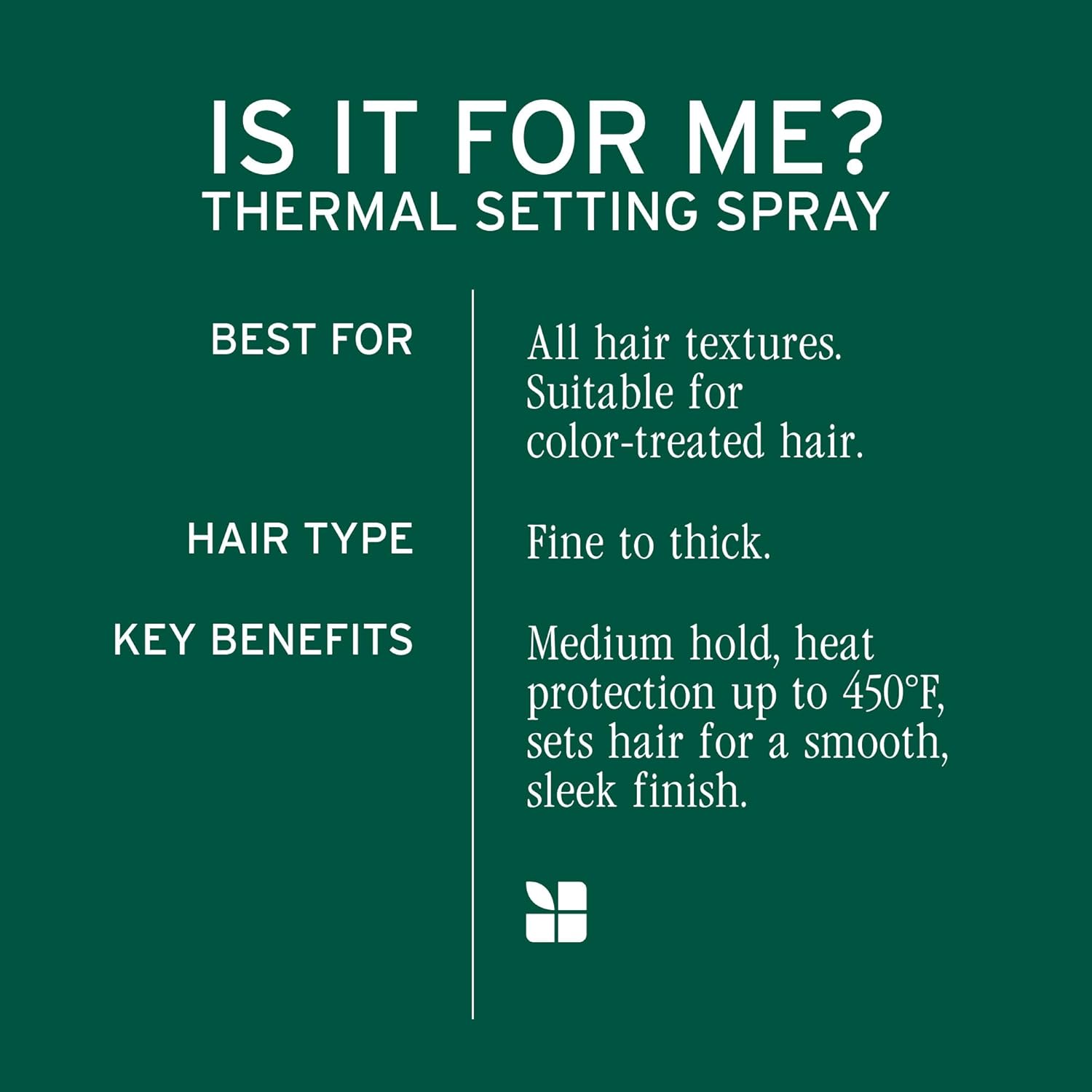 BIOLAGE Thermal Setting Spray