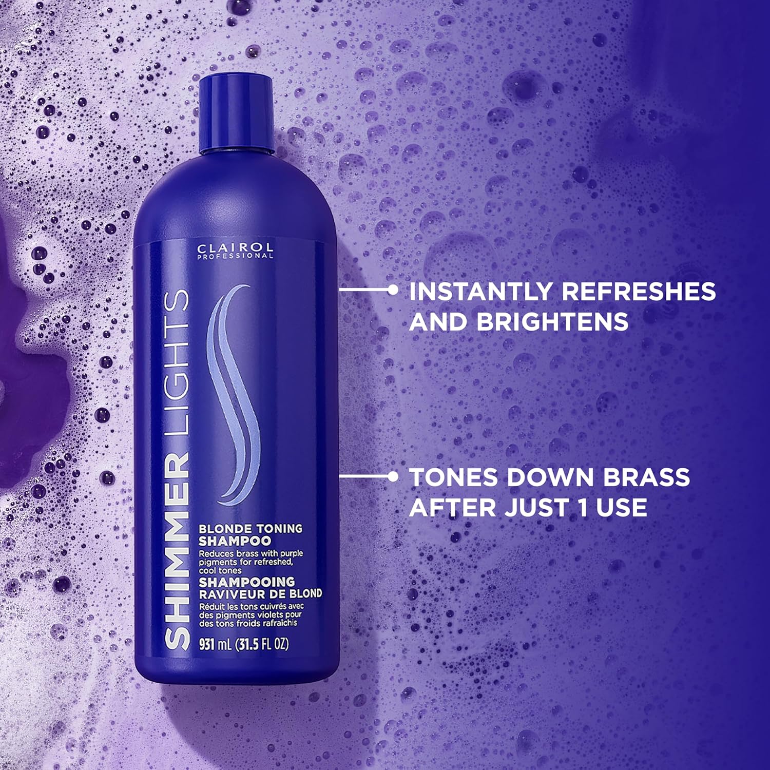 CLAIROL Shimmer Lights Blonde Toning Shampoo