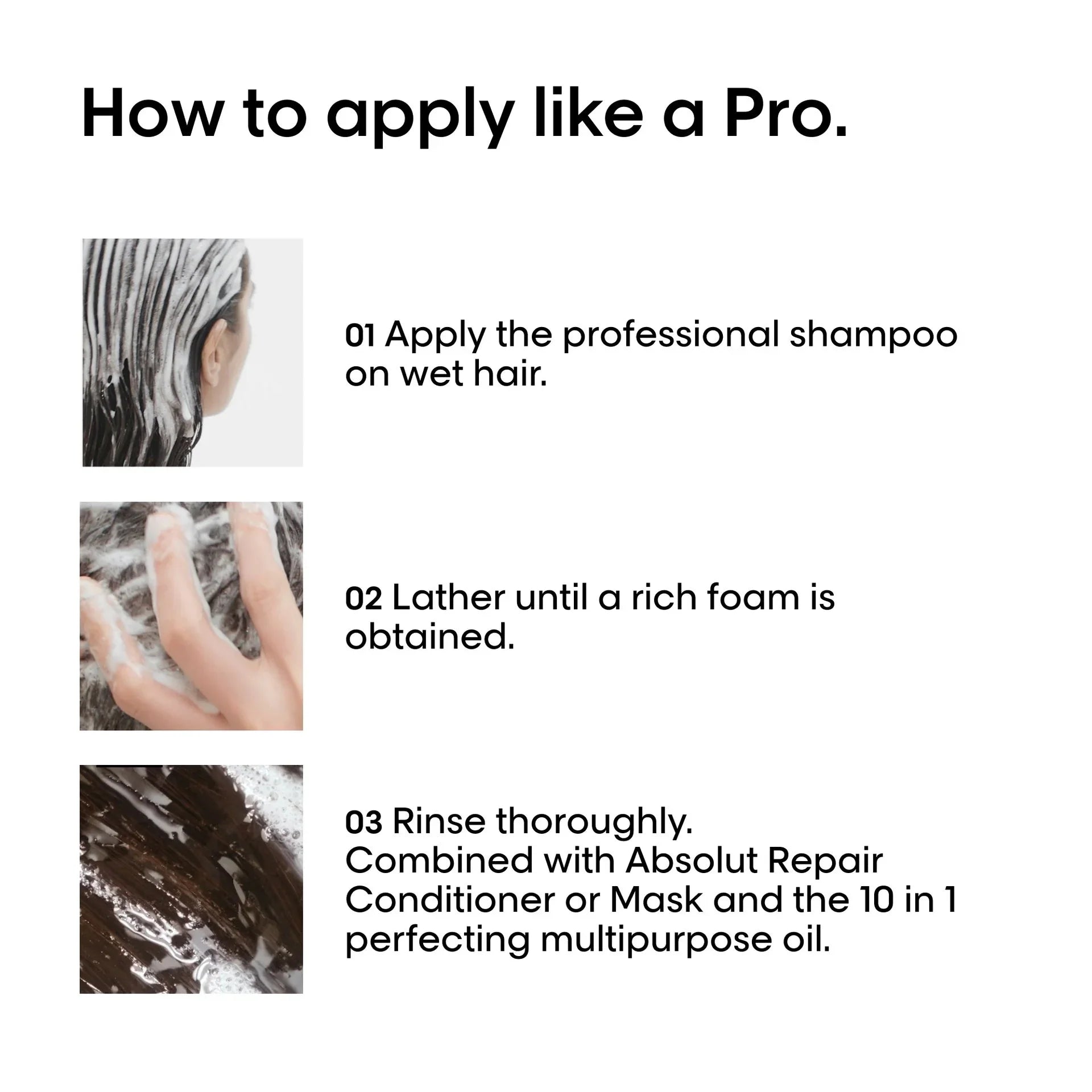 L'ORÉAL Absolut Repair Protein + Gold Quinoa Shampoo