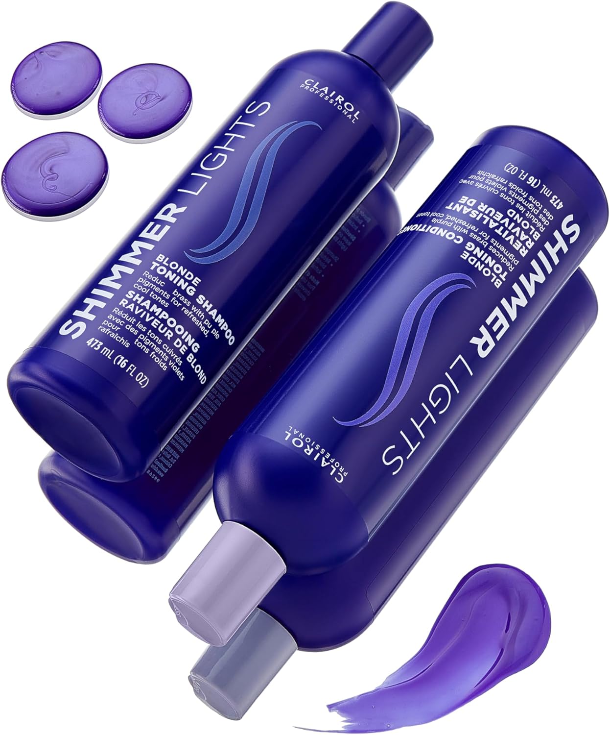 CLAIROL Shimmer Lights Blonde Toning Shampoo