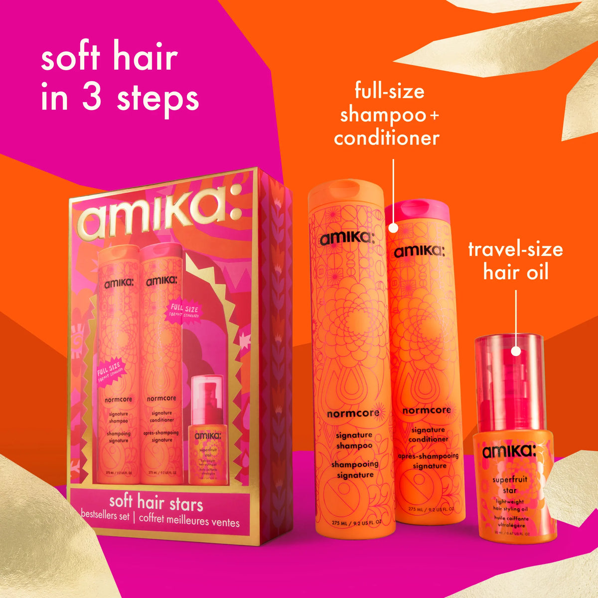 AMIKA Soft Hair Stars Set