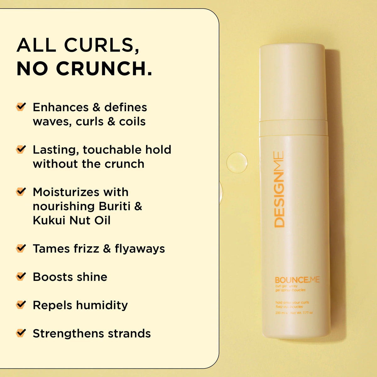 DESIGNME Bounce.me Curl Spray Gel