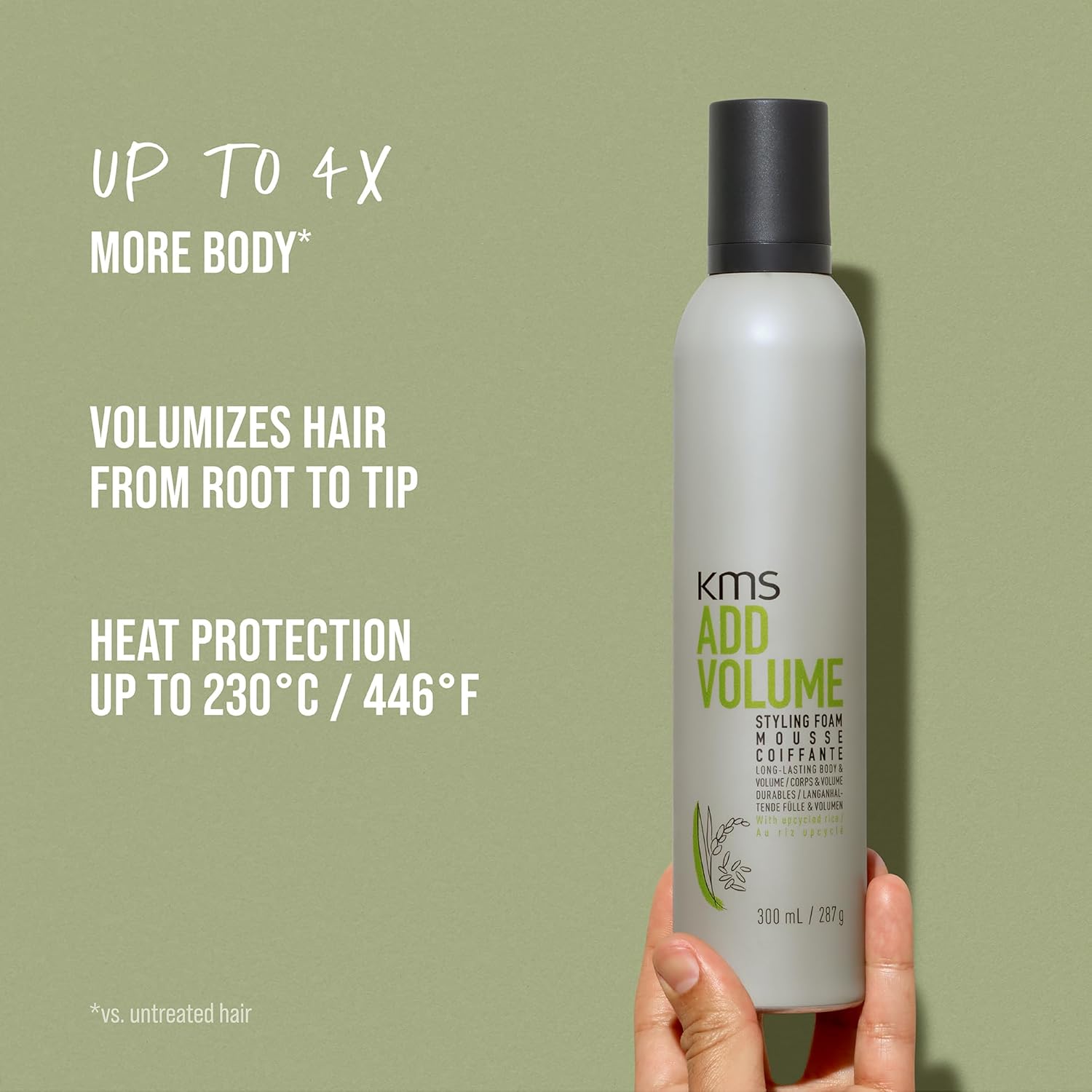 KMS Add Volume Styling Foam Mousse