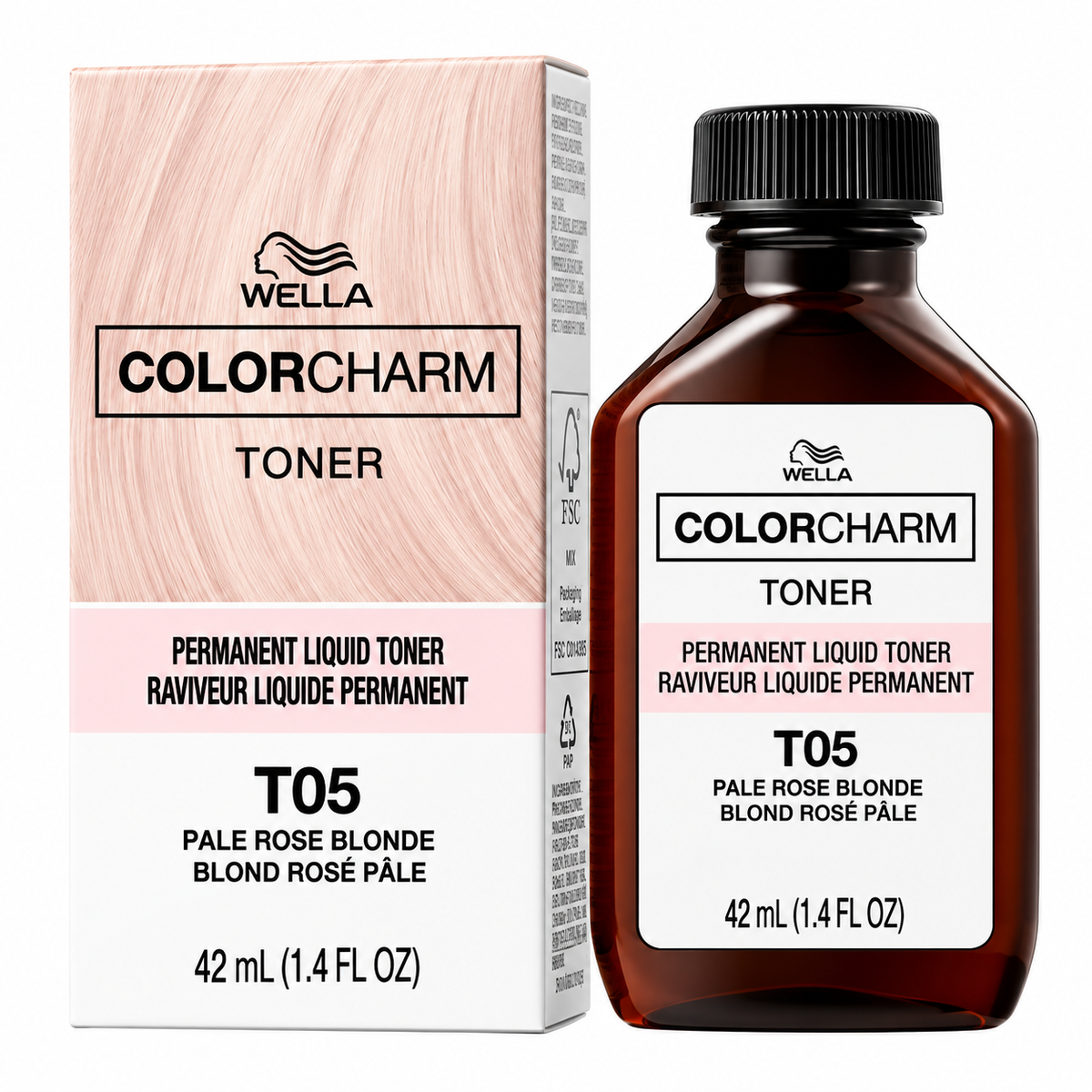 WELLA ColorCharm Permanent Liquid Toner T05 Pale Rose Blonde