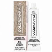WELLA ColorCharm Permanent Cream Toner T12 Silver Mist